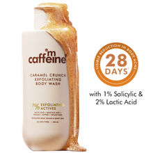 mCaffeine 7% Exfoliating Body Wash- 1% Salicylic 2% Lactic Acid | Shower Gel to Reduce Body Acne
