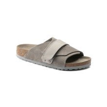 Birkenstock Kyoto Grey Regular Slide Sandals for Unisex