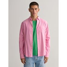 GANT Men Regular Oxford Pink Stripes Button Down Shirt