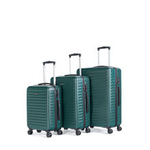 Assembly Hardside Luggage Trolley- 28, 24 & 20 inch- Green (Set of 3)