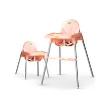 BAYBEE Pink Clento 2 in 1 Baby High Chair for Kids (18-24 Months)