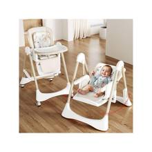 BAYBEE White Nivio Convertible 3-in-1 Baby High Chair for Kids (18-24 Months)