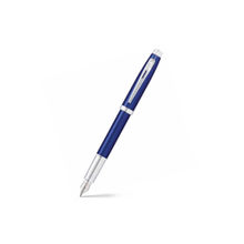 Sheaffer 9339 Gift 100 Fountain Pen - Glossy Blue with Chrome Plated Trim