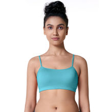 BLOSSOM Blue Modal Non Padded Beginners Bra