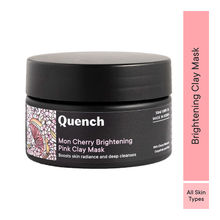 Quench Cherry Blossom Brightening Clay Mask With Pearl Extracts, Refines Pores & Boosts Radiance