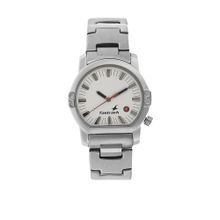 Fastrack NM1161SM03 White Dial Analog Watch For Men