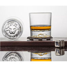 Melbify Lion Whiskey Glasses 300ml Pack of 2