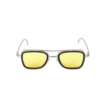 Floyd Silver Frame Yellow Lense Fashion Sunglasses (8899_Sil_Ylw)