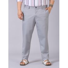 UNSIZED Grey Solid Chinos