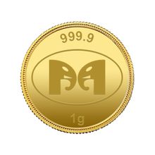 Indivara by Muthoot Gold Bullion Corporation 24k (999.9) Yellow Gold Coin - 1g
