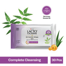 Lacto Calamine Oil Control Face Wet Wipes | Removes Makeup | With Neem,Aloe Vera & Niacinamide