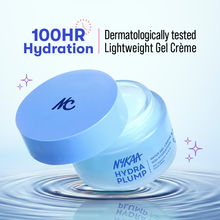 Nykaa Skin Hydra Plump Water Gel Creme Moisturiser, 100Hr Hydration, Normal, Dry & Combination Skin