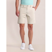U.S. POLO ASSN. Beige Straight Fit Twill Shorts