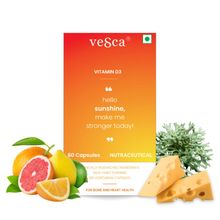 Vesca Vitamin D3 Capsules For Men & Women
