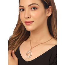 NVR Gold Plated Oxidised Chain Lobster Closure Necklace