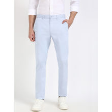 Tommy Hilfiger Mens Blue Solid Chinos