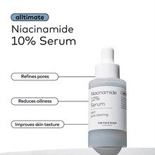 The Face Shop Alltimate Niacinamide 10% Korean Serum - Reduces Oil & Minimizes Pores, for Oily Skin