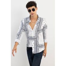 Snitch Kalakari White Shirt