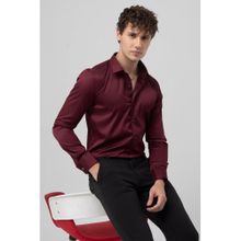 Snitch Double Cuff Maroon Shirt
