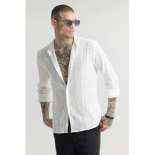 Snitch Crafted Canvas White Shirt