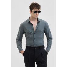 Snitch Grey Stripes Technical Stitchless Shirt