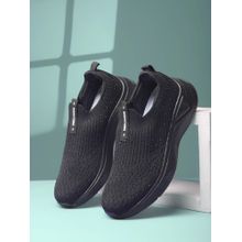 North Star Women Black Slip On Sneakers