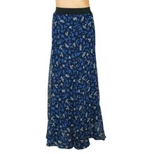 Twenty Dresses By Nykaa Fashion Blue Garden Of Eden Skirt