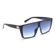 IRUS Uv Protected Sunglasses for Men with Blue Coloured Gradient Polycarbonate Lens (141)