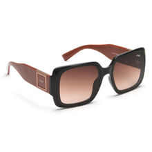IRUS Uv Protected Sunglasses for Women with Brown Coloured Gradient Polycarbonate Lens (60)
