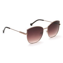 IRUS Uv Protected Sunglasses for Women with Brown Coloured Gradient Polycarbonate Lens (57)