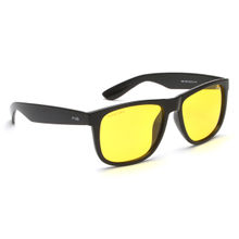IRUS Uv Protected Sunglasses for Men with Yellow Coloured Polarized Tri Acetate Cellulose Lens (54)