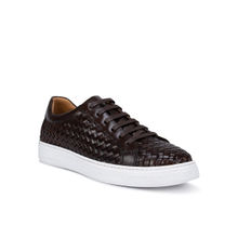 Rosso Brunello Textured Brown Sneakers