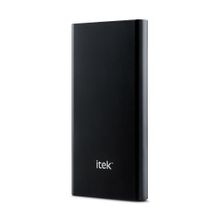Itek 10000 Mah Power Bank (Power Delivery 3.0, Quick Charge 3.0, 18 W) (Black, Lithium Polymer)