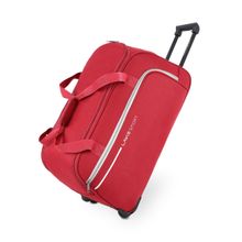 Lavie Sport Large Size 62 Cms Galactic Wheel Duffle Bag | (Red) (L)