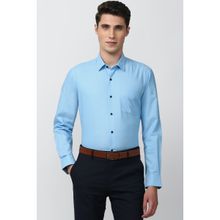 Peter England Men Blue Regular Fit Formal Shirt