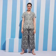 July Nightwear Women Rayon Black Shirt - Pyjama-WPC557
