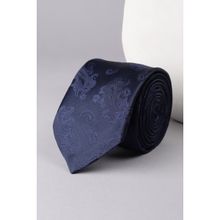 Allen Solly Men Navy Blue Embroidered Formal Tie