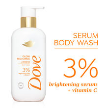 Dove Glow Recharge Exfoliating Serum Body Wash with 3% Brightening Serum + Vitamin C