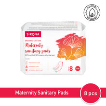 Sirona Natural Ultra Soft Super Pads - 8 Pcs (420Mm) With Premium Maternity Breast Pads (36 Pads)