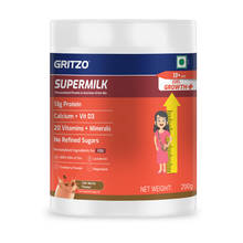 Gritzo Supermilk Growth+ 13G Protein Powder For 13+Y Girls - Cafe Mocha