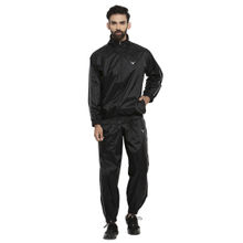 INVINCIBLE Black Unisex Pro Deluxe Sauna Suit (Set of 2)