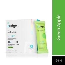 Nudge Hydration Enhancer - Electrolyte Drink Mix - Green Apple Flavour