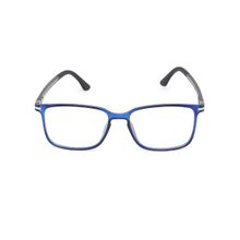 VAST Unisex Square Anti Glare UV Protection Full Frame Spectacles - (Zero Power) (7911)