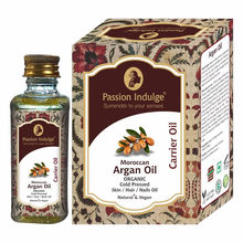 Passion Indulge Natural Moroccan Argan Carrier Oil For Skin, Hair and Face
