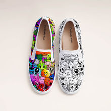 The Quirky Naari Color Me Up Slip-On Sneakers - Multi-Color