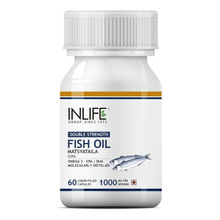 INLIFE Double Strength Fish Oil Omega 3 (60 Liquid Filled Capsules) (1000mg)