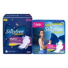 Stayfree Secure Day and Night Sanitary Pads Combo