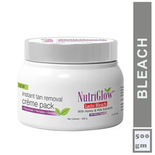 NutriGlow Lacto Bleach With Honey & Milk Extracts - For All Skin Types