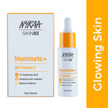Nykaa SKINRX 20% Vitamin C Face Serum for Bright, Glowing & Radiant Skin with 1% Hyaluronic Acid