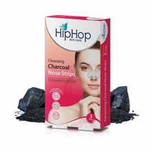 Hiphop Skin care Cleansing Charcoal Nose Strips for Women - Blackhead Remover & Pore Cleanser (3 Strips)